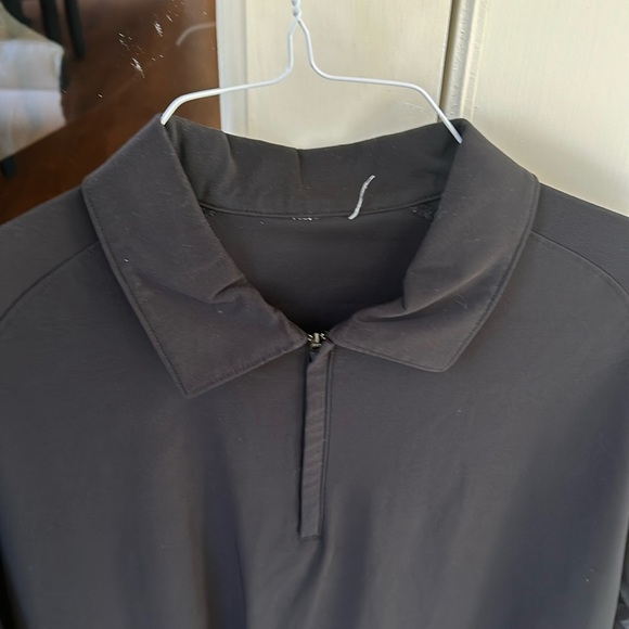 🌿 Men’s Athletic Polo Short-Sleeved Shirt, zip collar - L🌿 - Picture 4 of 5